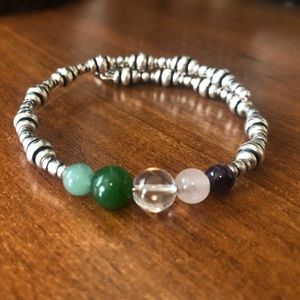 Silver Alex and ani Chakra bracelet